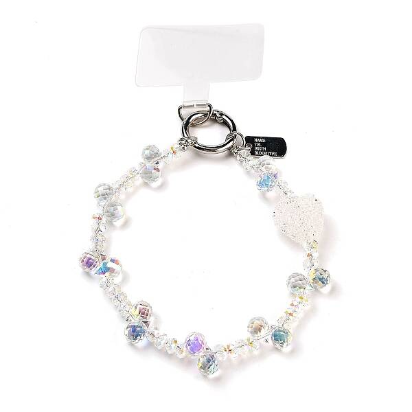 Glass & Iron Beads Mobile Straps