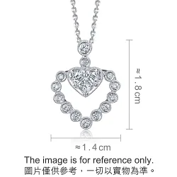 'Pure' 18K White Gold Diamond Pendant
