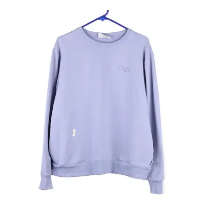 Fila Sweatshirt - 2XL Blue Cotton Blend