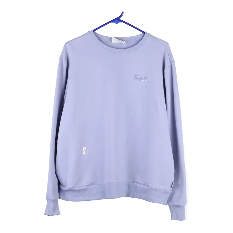 Fila Sweatshirt - 2XL Blue Cotton Blend