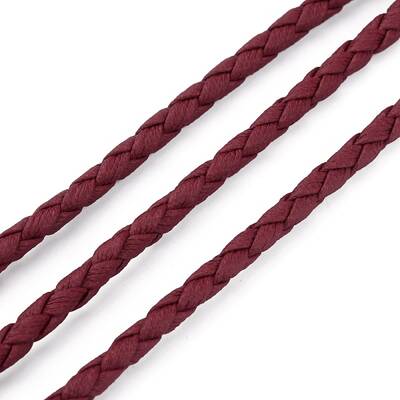 Braided PU Leather Cords