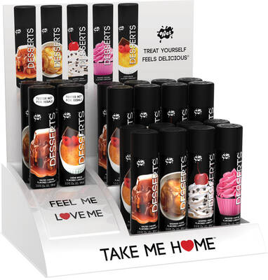 Wet Desserts Countertop Display and Testers