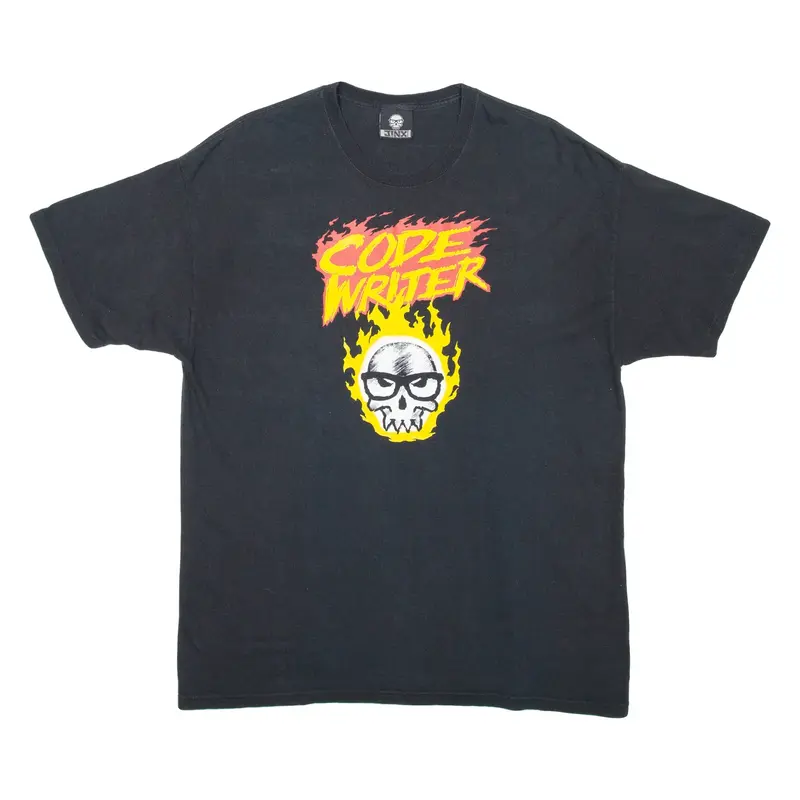 JINX Code Writer Mens T-Shirt Black L