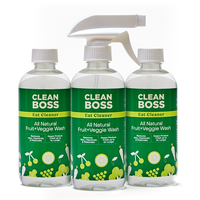 Eat Cleaner All Natural Fruit & Veggie Wash 12 oz. Spray, with 2 Bonus Refills