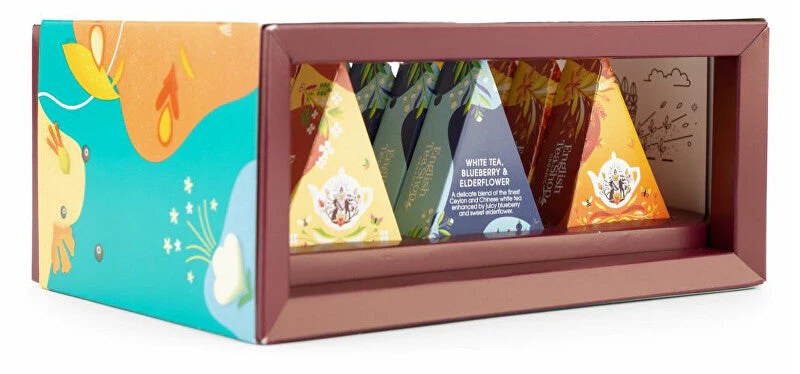 English tea shop Wellness Gift Collection of 12 BIO Pyramids