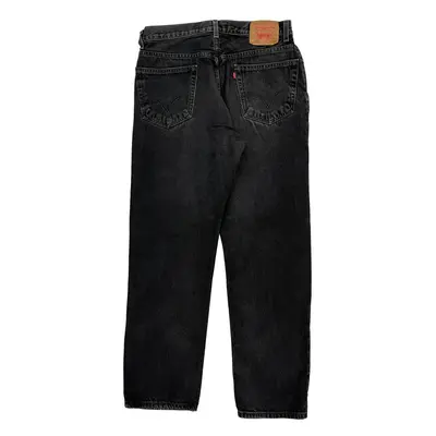 Regular Fit 505 Levis Jeans - 34W 30L Black Cotton