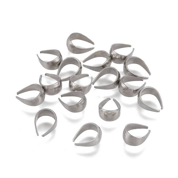 Tarnish Resistant 304 Stainless Steel Snap On Bails