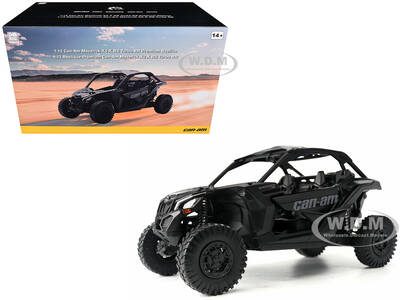 Can-Am Maverick X3 X RS Turbo RR Black 1/12 Diecast Model by BRP Models