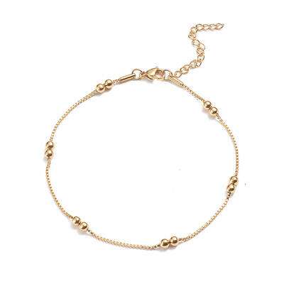 304 Stainless Steel Box Chain Anklets