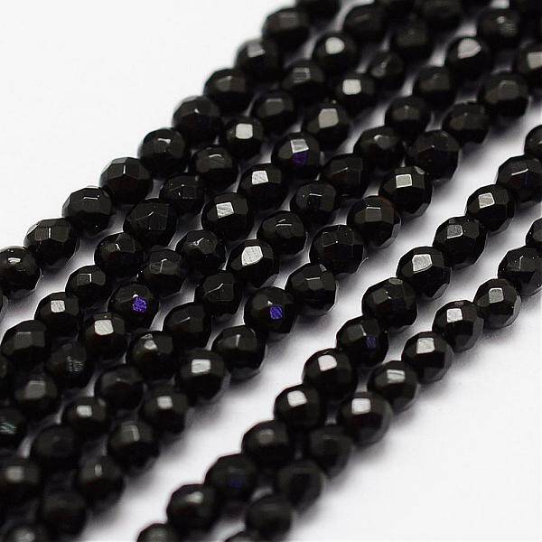 Natural Black Onyx Beads Strands
