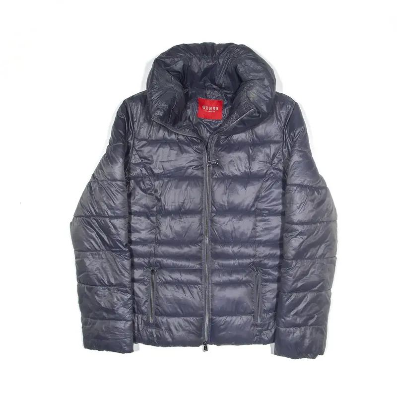 GUESS Puffer Jacket Purple Womens L