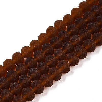 Transparent Glass Beads Strands