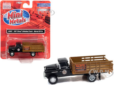 1957 Chevrolet Stakebed Truck Matt Black \