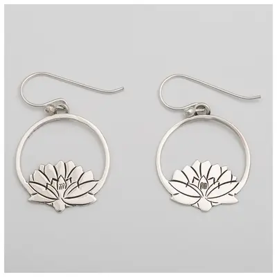 Blooming Flowers Sterling Earrings - Daffodil