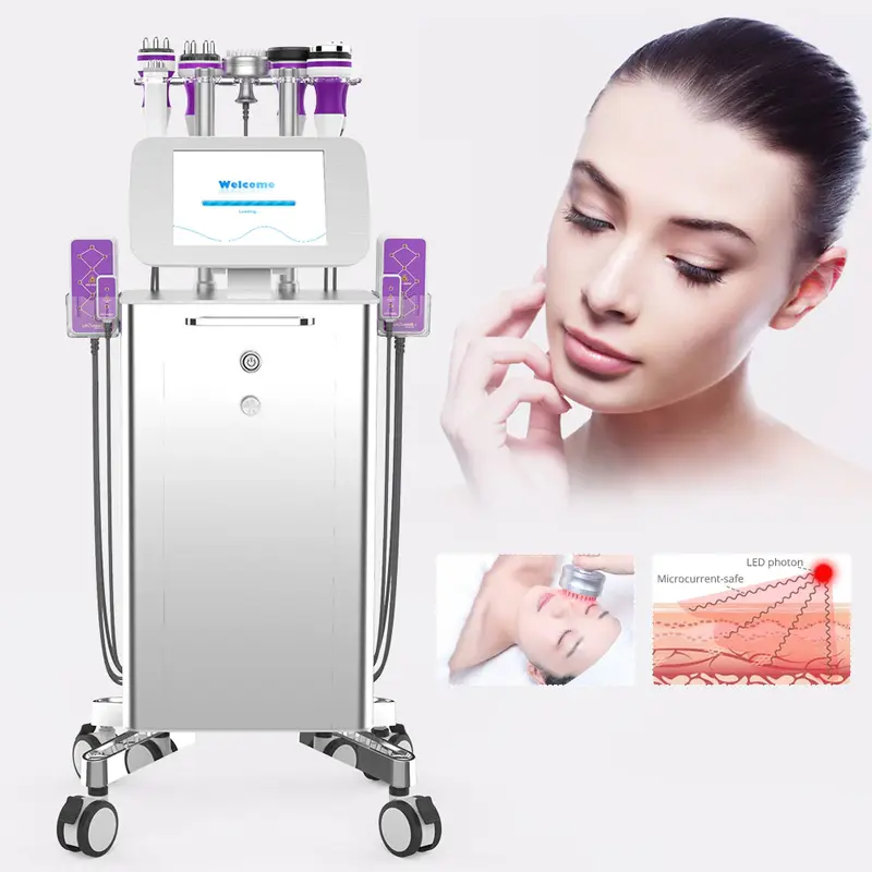 Unoisetion 9 in 1 Ultrasonic 40K Cavitation RF Vacuum Lipo Laser Cold & Hot Hammer Beauty Machine for Spa Salon Studio Use | ...