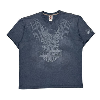 Sedona Harley Davidson Graphic T-Shirt - 2XL Grey Cotton