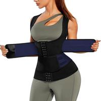 Women's Sauna Sweat Vest Tummy Control Waist Trainer Adjustable Compression for Shoulder Relief – Neoprene Gym Tank Top wit...