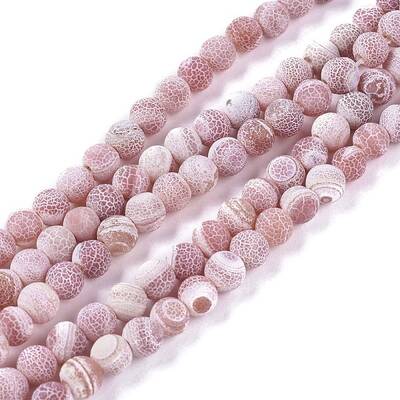 Natural Weathered Agate Beads Strands