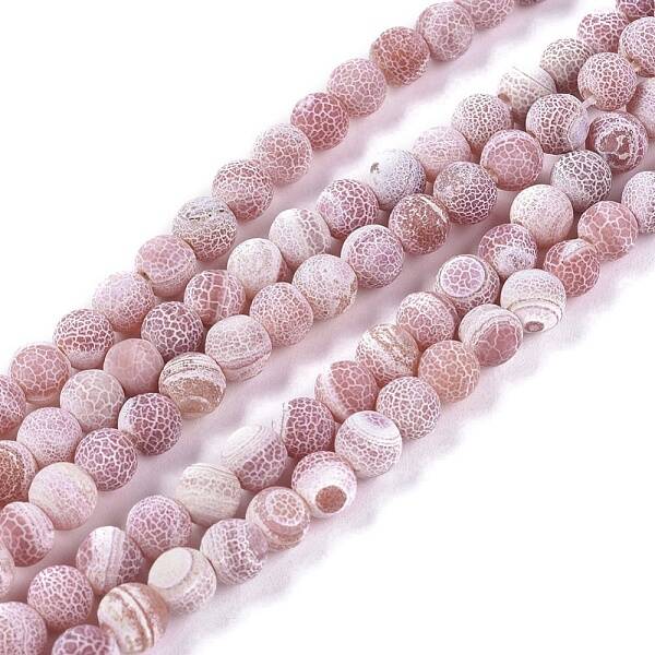Natural Weathered Agate Beads Strands