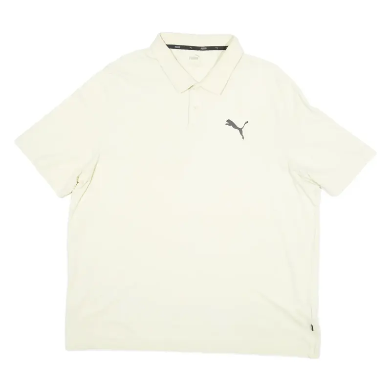 PUMA Mens Polo Shirt Yellow 2XL