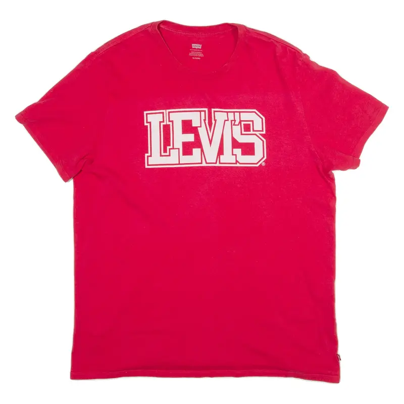 LEVI'S Mens T-Shirt Red XL