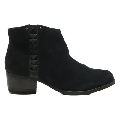 CLARKS Ankle Boots Black Synthetic Womens UK 4.5
