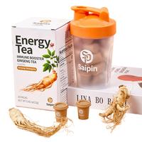 SAIPIN Ginseng Tea  |Energizing & Immune | Kidney and Liver for Women & Men| No Additives | No Sugar| Non-GMO | Energizing & ...