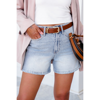 Judy Blue Light Wash Rigid Magic Shorts