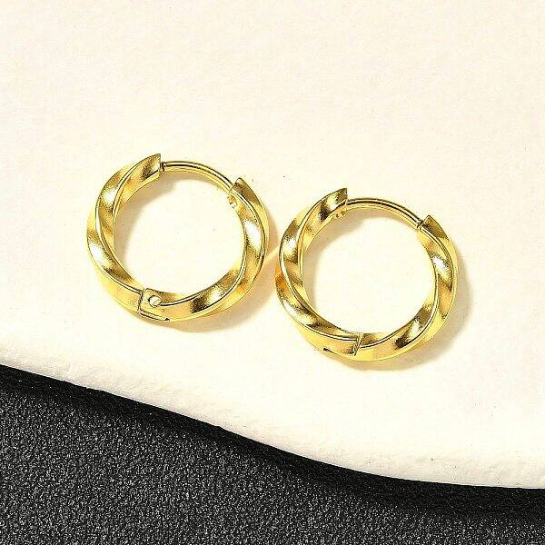 304 Stainless Steel Hoop Earrings for Women