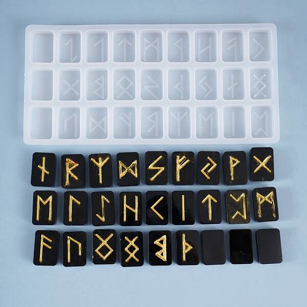 Runes/Futhark/Futhorc Silicone Molds