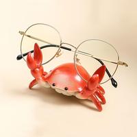 Creative Crab Design Phone Holder, Desktop Lazy Multi-functional Glasses Holder, Pen Holder, Phone Accessories for Home Offic...