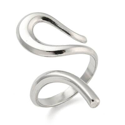 Non-Tarnish 304 Stainless Steel Open Cuff Rings