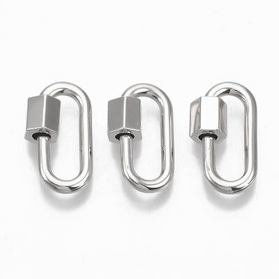 Brass Screw Carabiner Lock Charms