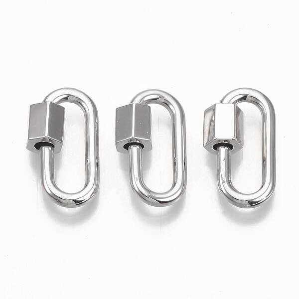Brass Screw Carabiner Lock Charms