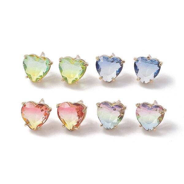 Glass Stud Earring