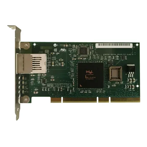 738631-006 Intel PRO/1000 F Single-Port SC 1Gb/s 1000Base-SX Gigabit Ethernet PCI Server Network Adapter