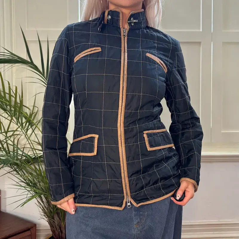 Fay Coat - Medium Black Nylon