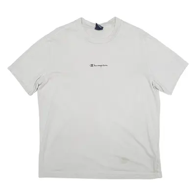 CHAMPION Womens T-Shirt Grey L