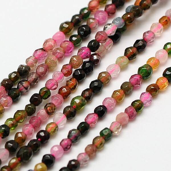 Grade A Natural Tourmaline Beads Strands