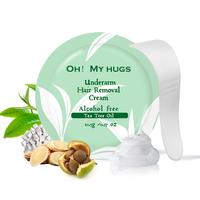 OH! MY HUGS Painless Hair Removal Cream for Women & Men, Tea Tree Depilatory Cream for Sensitive Skin Hair removal cream for ...