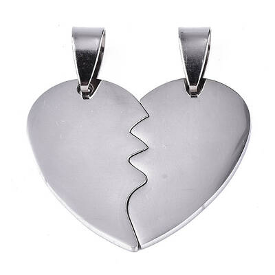 Tarnish Resistant 304 Stainless Steel Split Pendants