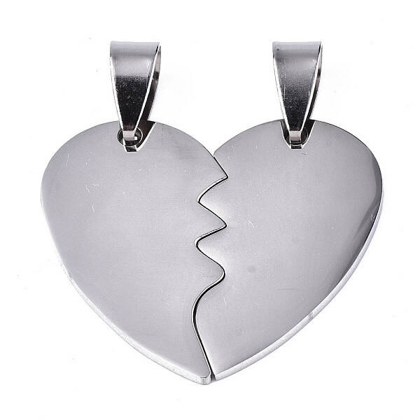 Tarnish Resistant 304 Stainless Steel Split Pendants