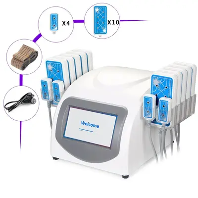 635nm-650nm Lipo Laser LLLT Lipolysis 14 Pads Slimming Weight Fat Loss Beauty Machine for Spa Salon Studio Home Use | WL-UU14...