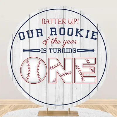 Aperturee Our Rookie Of The Year Turning One Happy Birthday Backdrop | Birthday Back Drop | Backdrop For Birthday Party | Bir...