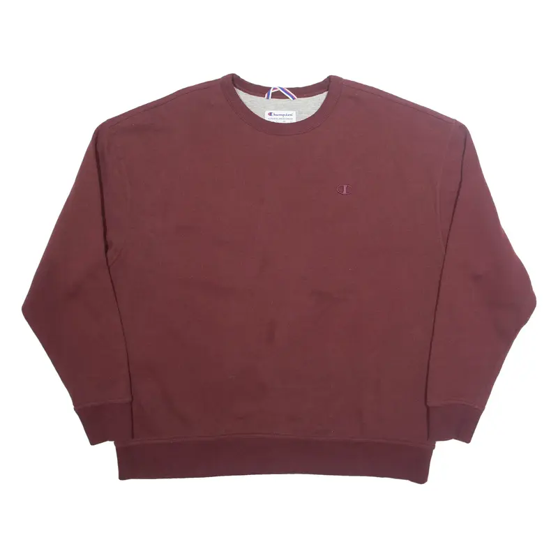 CHAMPION Mens Sweatshirt Maroon XL