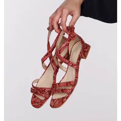 Unbranded Sandals - UK 5 Red Cotton