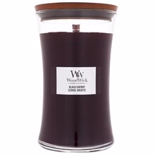 Woodwick Black Cherry Jar (Black Cherry) - Scented Candle - 609.5g