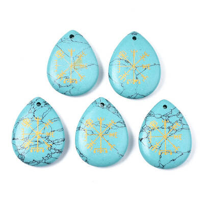 Synthetic Turquoise Pendants