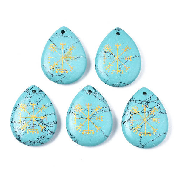 Synthetic Turquoise Pendants