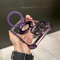 NganGee Protective Four Comers Air Cushion Anti-drop Cell Phone Case Comes with Sticky Stand Olated Clear Bracket Phone Case ...